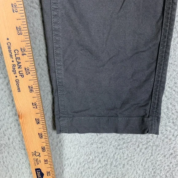 STIO Rivet Utility Pants Women's 4 Basalt Grey Canvas Straight Organic Cotton - Picture 13 of 14